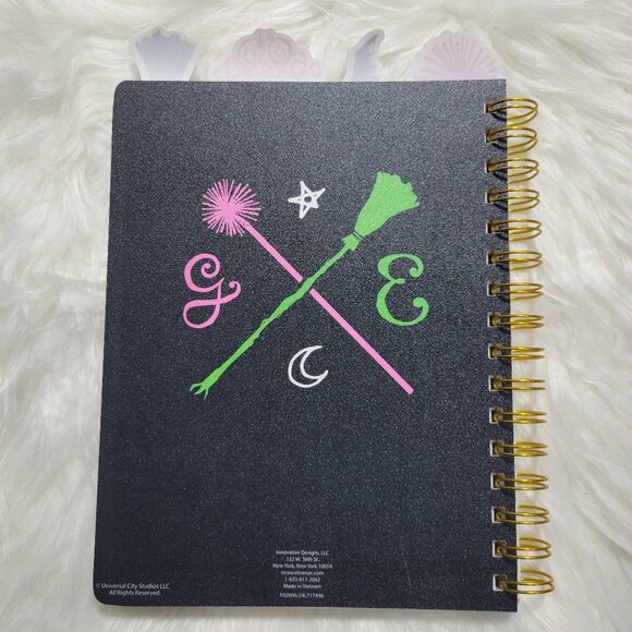 Wicked Elphaba & Glinda Tabbed Spiral Notebook - Picture 2 of 10